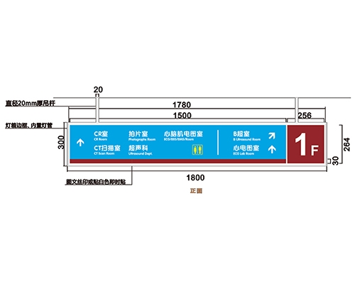 河北过道导视牌